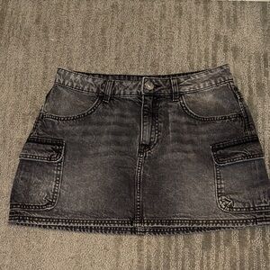 cargo mini skirt